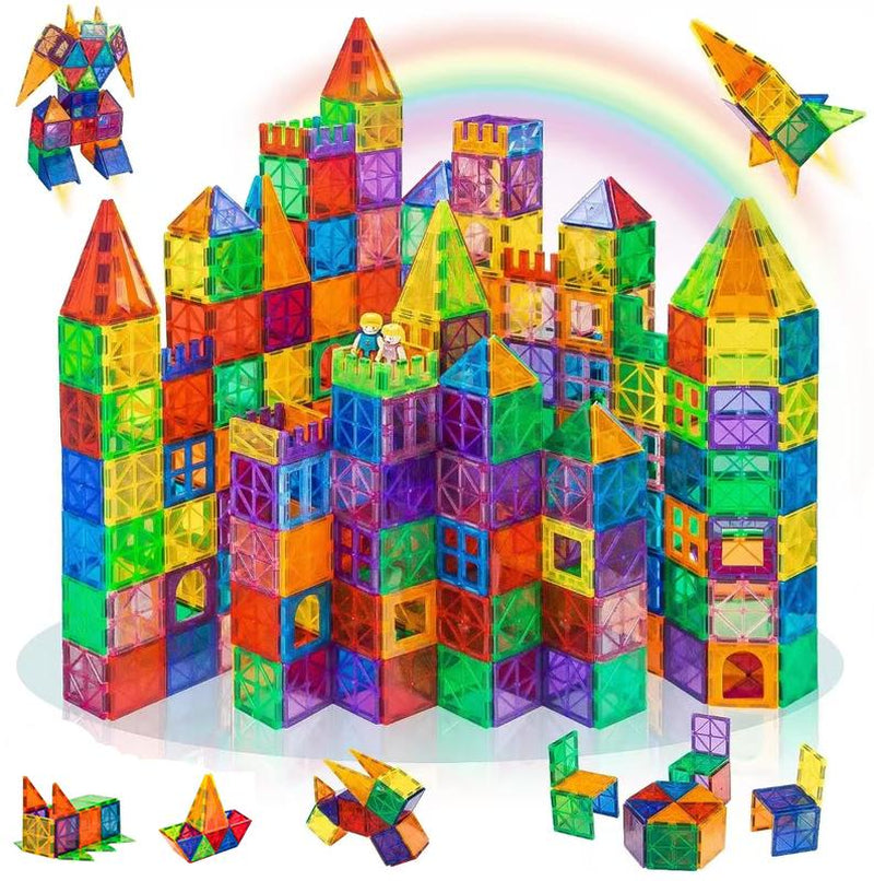 60 PCS Magnetic Building Tiles, Magnetic Tiles Kids Toys Magnet Toys for Toddler Magnetic Blocks Building Toys Preschool STEM Learning Sensory Montessori Toys for 3+ Year Old Boys and Girls, Safe Creativity Toddler Kids Toys, Christmas Toys Gift