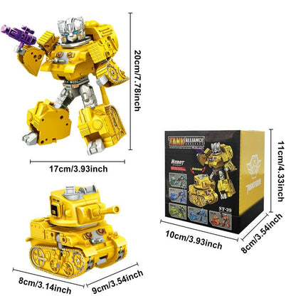 TUNJILOOL Transform Tank Toys into Robots Warriors,Action Figure Transforming Tank-Robots,Deformation Robots Toys Gifts for Kids Toys🔥 Collection