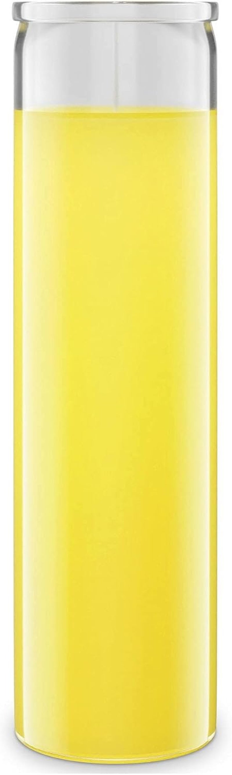 2X8 Inch Green Devotional Candles in Glass Jar - 3 Pack - 90 Hours – Prayer Candle - Tall Pillar Candles for Religious, Memorials, Party Decor