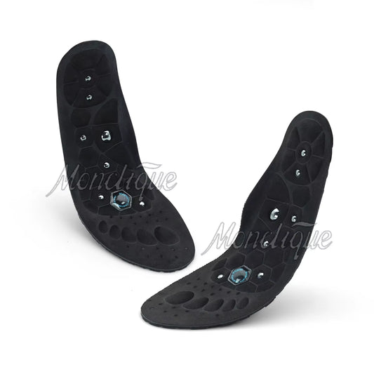 Medical Magnetic Therapy Sports Insoles Massage Foot Weight Loss Slimming Acupressure Insole Anti-Fatigue Health Care Shoe Pads