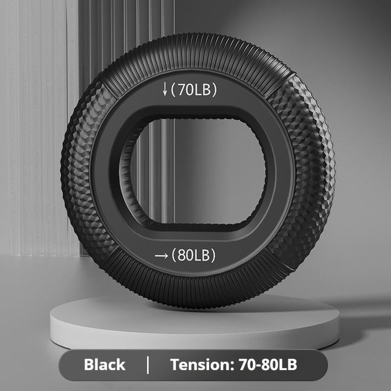 Silicone Grip Strengthener, Hand Grip Exercise Ring for Men & Women, Adjustable Finger & Forearm Workout Tool for Arthritis Rehabilitation, Physical Therapy, Muscle Training