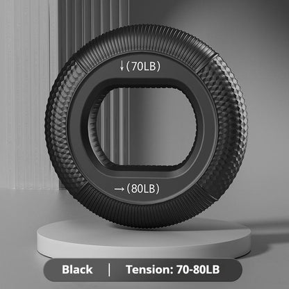 Silicone Grip Strengthener, Hand Grip Exercise Ring for Men & Women, Adjustable Finger & Forearm Workout Tool for Arthritis Rehabilitation, Physical Therapy, Muscle Training