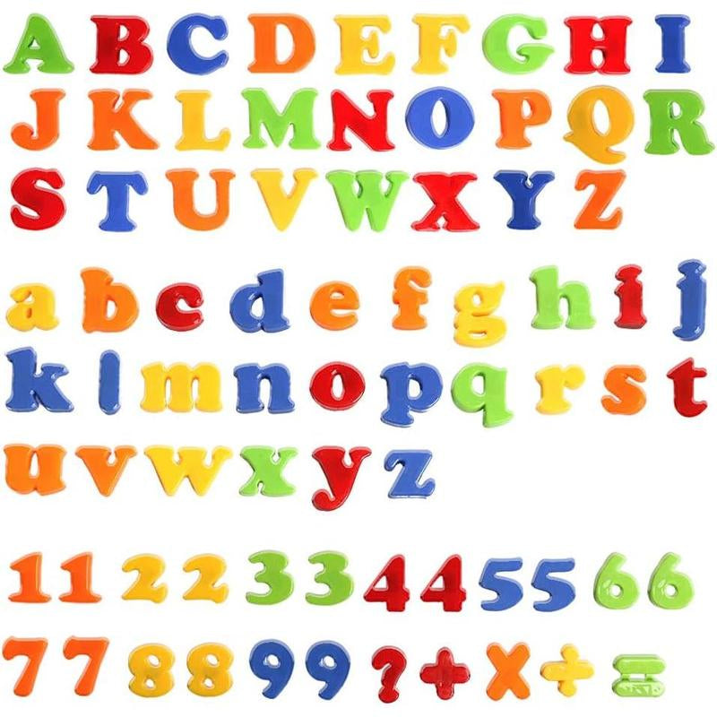 Magnetic Letters Numbers Alphabet Fridge Magnets Colorful, Kids Toys Learn Spelling Counting Uppercase Lowercase Symbols, Suitable for Boys Girls Learning Toys