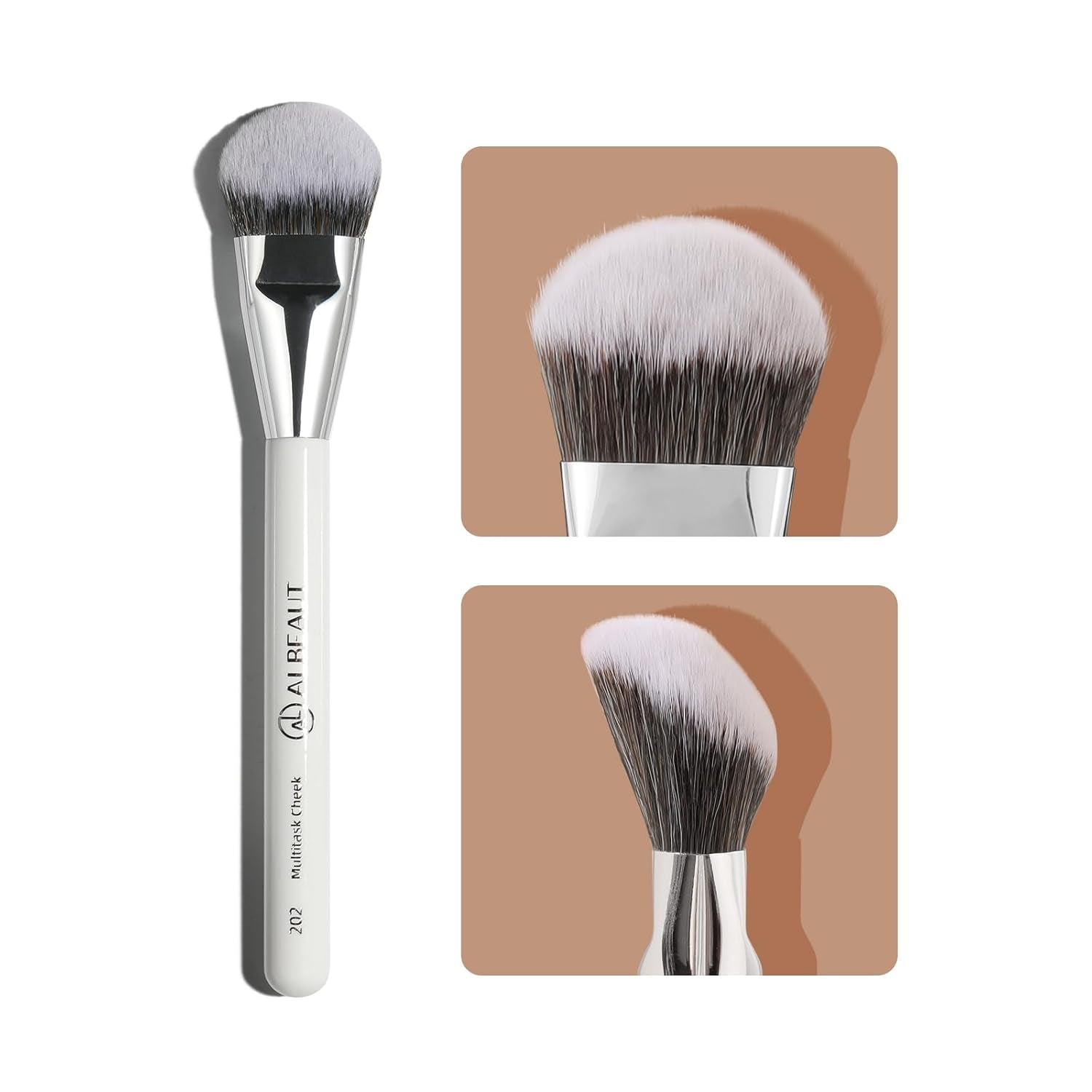 Concealer Brush, Angled under Eye Makeup Small Foundation Precision Face Blending Brush (193 Concealer Brush)