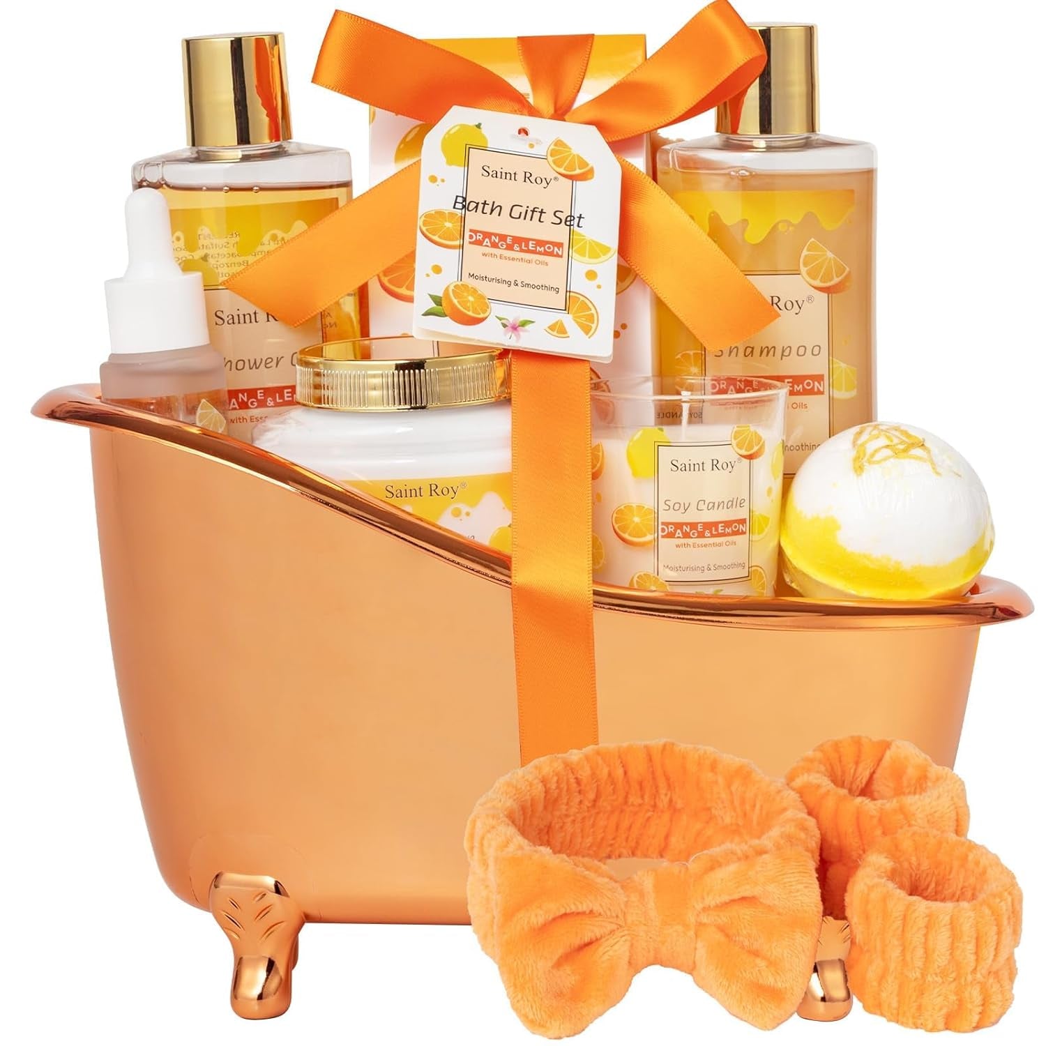 Bath & Body Gift Set, Bath Basket Spa Kit Gifts for Her Him Birthday Gifts for Women, Luxury Home Spa Kit, 8Pcschristmas Gifts for Women Ocean Vanilla, Spa Gift Baskets, Unique Mother'S Day Gifts