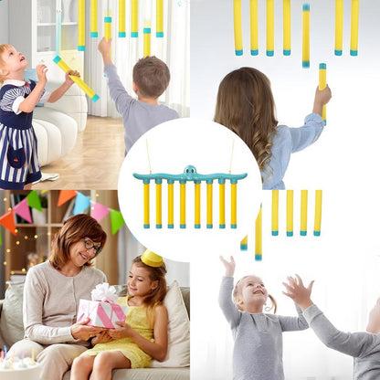 Catching Sticks Game Reaction Training Toy, Hand Eye Coordination Games, Falling Sticks Catching Game Adults, Reflex Challenge Game, 3 Adjustable Speed, for Toddlers