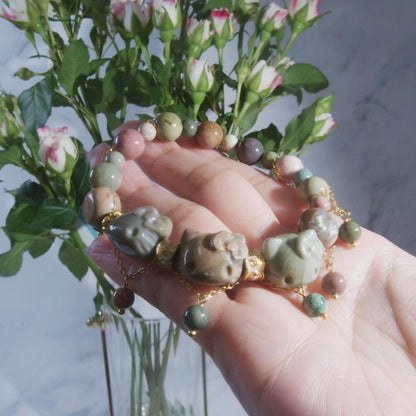 Alashan Agate Bracelet