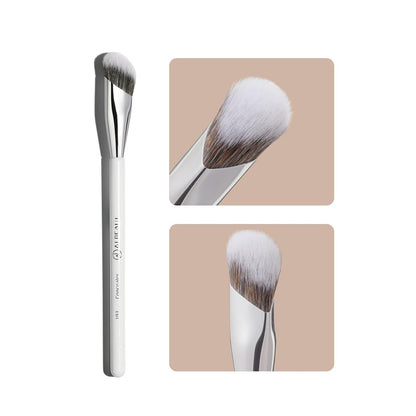 Concealer Brush, Angled under Eye Makeup Small Foundation Precision Face Blending Brush (193 Concealer Brush)