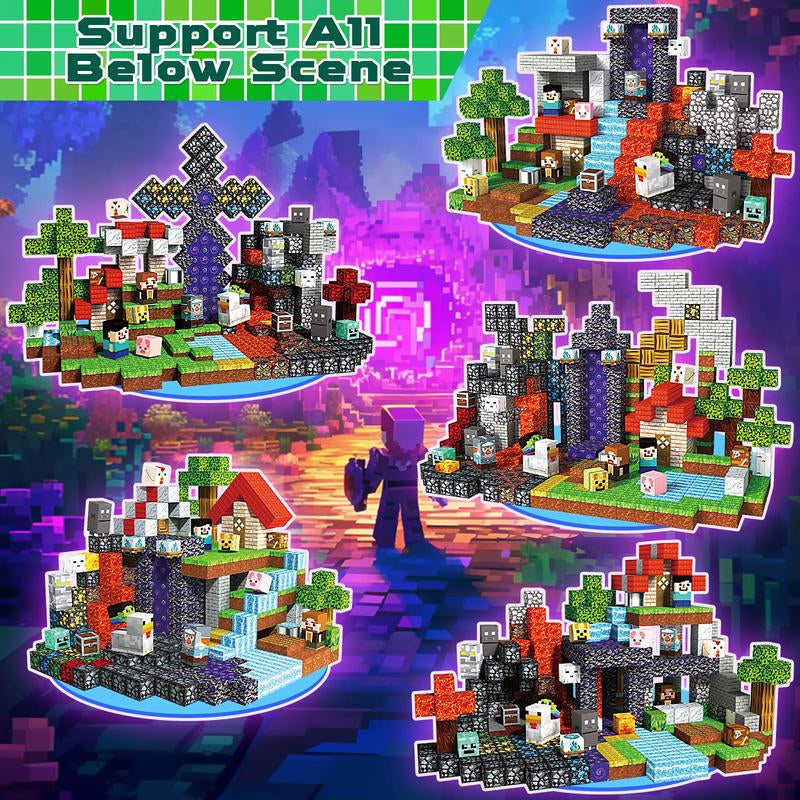 500 PCS Magnetic Blocks - Magnet Toys for Kids, Boys and Girls, Magnetic Building Blocks Cubes, Stacking Magnets for Kids, Birthday Gifts for Boys and Girls Age 3+ Years Old