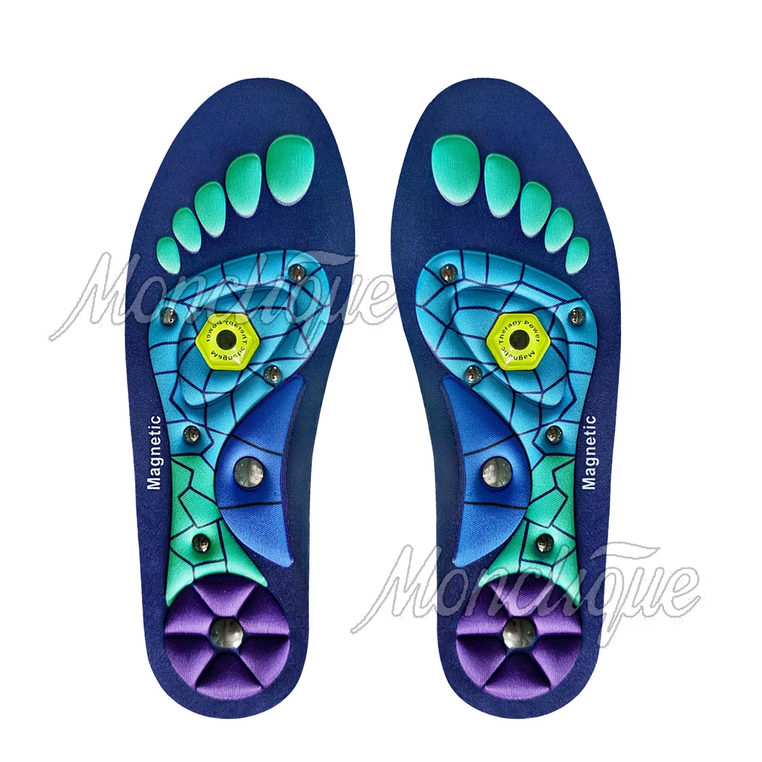 Medical Magnetic Therapy Sports Insoles Massage Foot Weight Loss Slimming Acupressure Insole Anti-Fatigue Health Care Shoe Pads