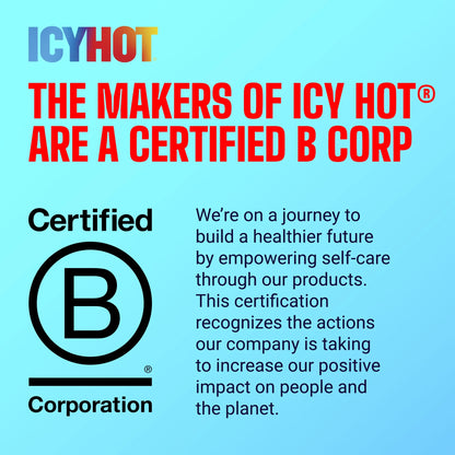 (2 Pack)  Original Pain Relief Patch, Medium Size Fabric Patches for Arm, Neck and Leg with Menthol 5%, Ice and Heat Contrast Therapy for Backaches, Joints, Muscle Strains and Arthritis, 5 Ct.