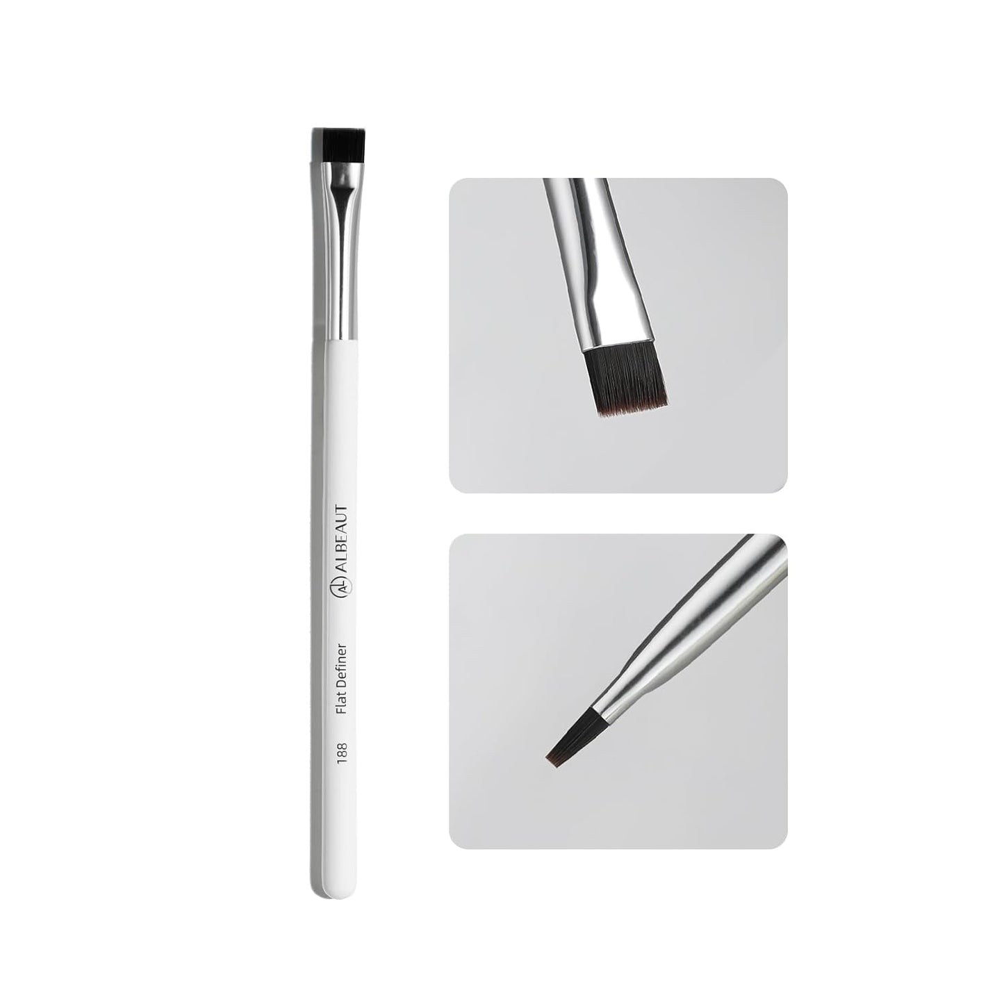 Concealer Brush, Angled under Eye Makeup Small Foundation Precision Face Blending Brush (193 Concealer Brush)