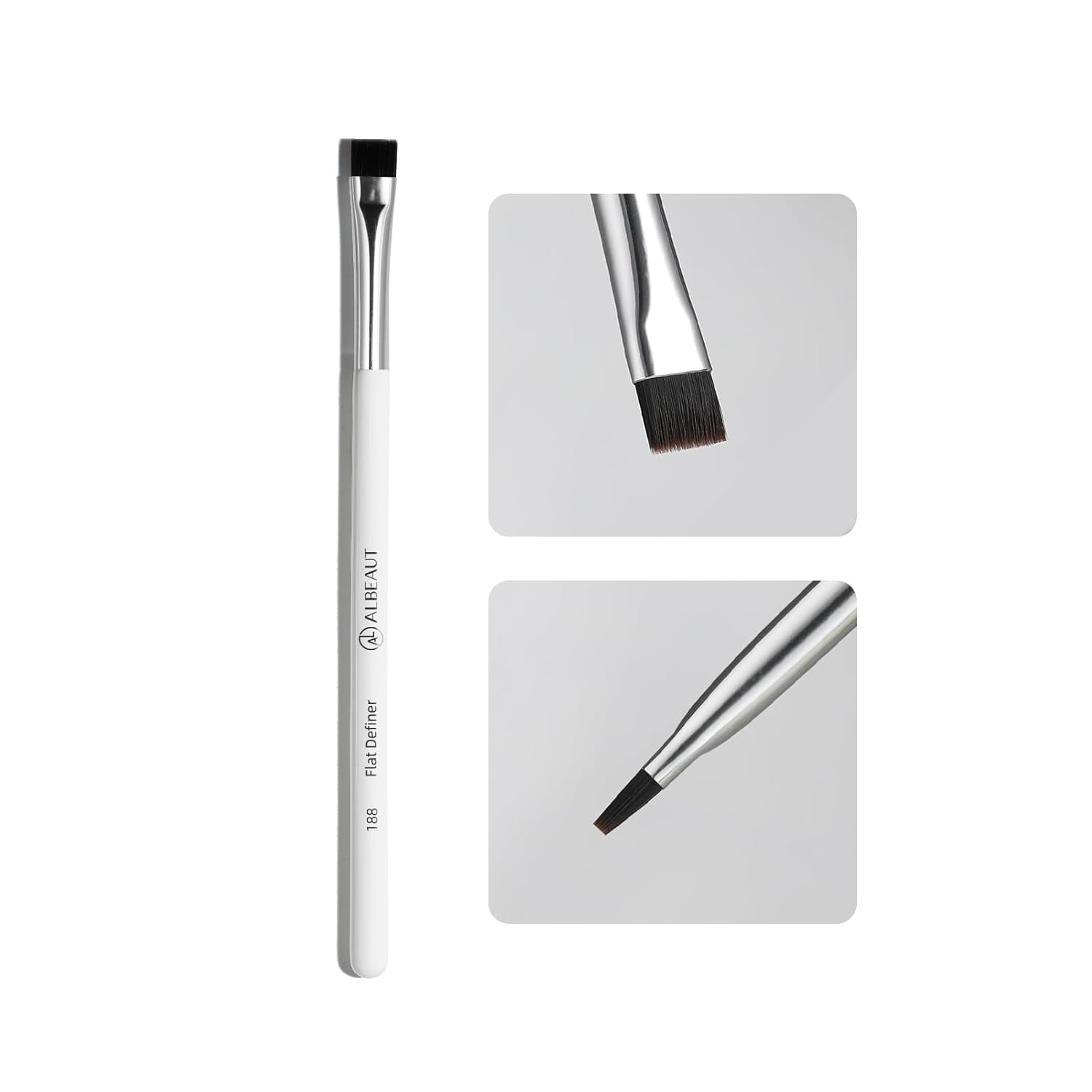 Concealer Brush, Angled under Eye Makeup Small Foundation Precision Face Blending Brush (193 Concealer Brush)