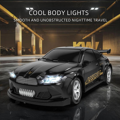 1/64 Mini Rc Drift Car, 1 Box 4Wd High-Speed Remote Control Racing Sports Car with Led Lights, Desktop Entertainment, Birthday Gift for Boys Kids, Kids Toys, Toys for Boys, Kids Toys, Rc Cars