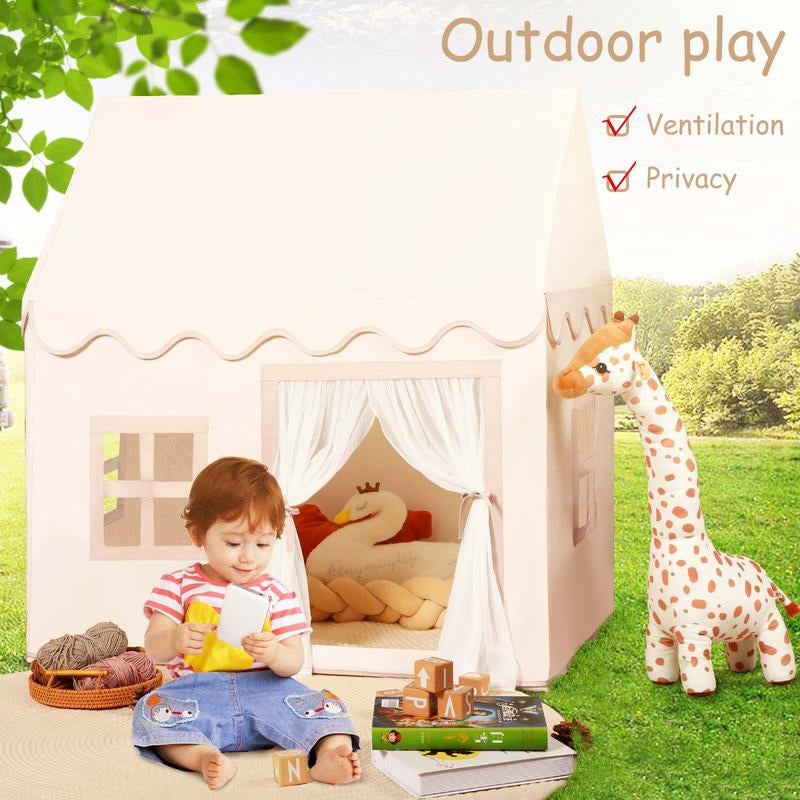 Kids Play Tent Indoor Kids Toys with Star Lights - Toddler Tent Playhouse Tents Outdoor Boys Girls Birthday Gifts