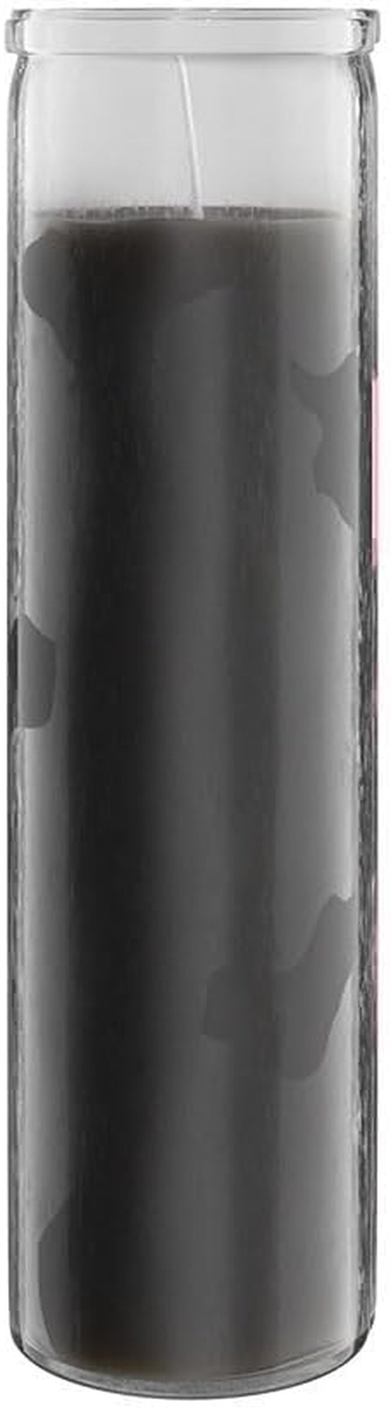 2X8 Inch Green Devotional Candles in Glass Jar - 3 Pack - 90 Hours – Prayer Candle - Tall Pillar Candles for Religious, Memorials, Party Decor