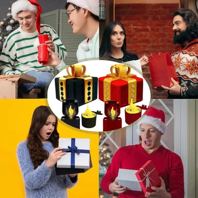 The Annoying Present with Middle Finger in a Box Gift Box with Screws Prank Surprise Pop-Up Novelty Funny Gifts for Adult Toys