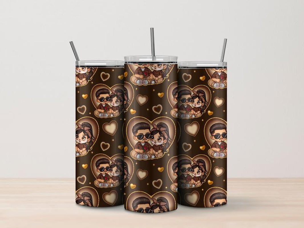 Chicano Tumbler, Couple Cup, Valentine'S Day Cup, Valentine'S Day Gift