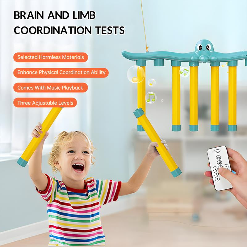 Catching Sticks Game Reaction Training Toy, Hand Eye Coordination Games, Falling Sticks Catching Game Adults, Reflex Challenge Game, 3 Adjustable Speed, for Toddlers