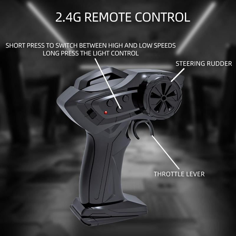 1/64 Mini Rc Drift Car, 1 Box 4Wd High-Speed Remote Control Racing Sports Car with Led Lights, Desktop Entertainment, Birthday Gift for Boys Kids, Kids Toys, Toys for Boys, Kids Toys, Rc Cars